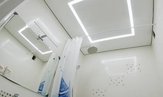 Светополосы на натяжном потолке 3 кв.м. - Ванная - Витебск